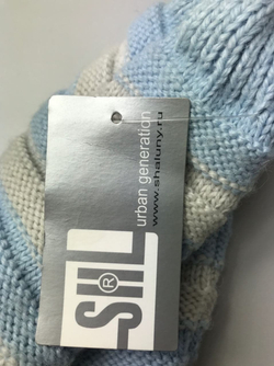 Комплект шапка с шарфом SHALUNY  вязаные новый