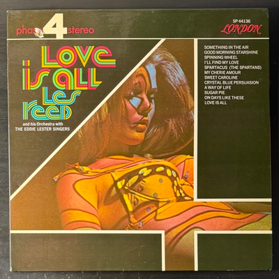 Les Reed And His Orchestra ‎– Love Is All (США 1969г.) Т