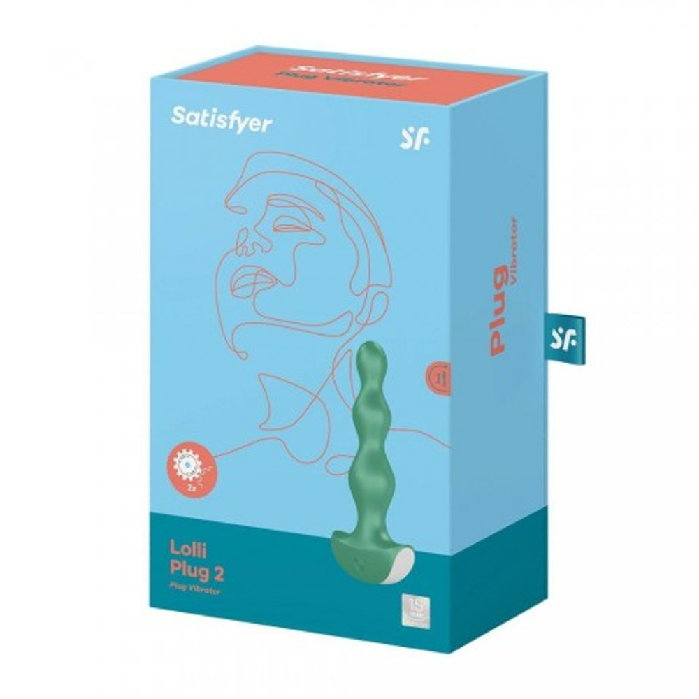 Виброплаг Satisfyer Lolli-Plug 2 зеленый