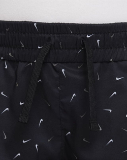 Шорты для девочки теннисные Nike Dri-Fit One High-Waisted Woven Training Shorts - black/white