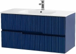 Тумба с раковиной Cezares DUET-N 100 DUET-N-1000-2C-SO-SPF-P сапфир