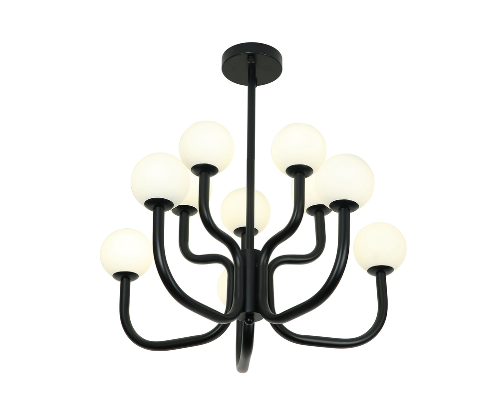 07723-10,19 Люстра Кадо черный d60