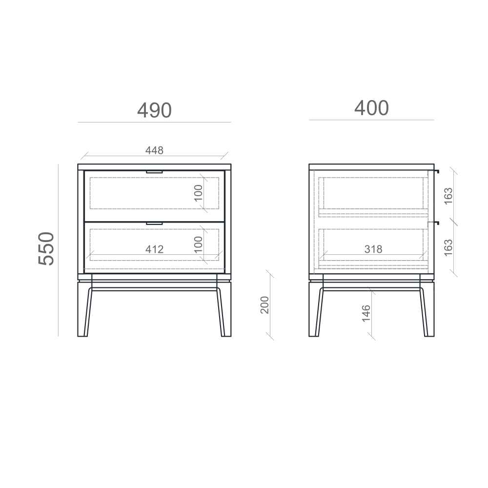 Прикроватная тумба TIMELESS TL125