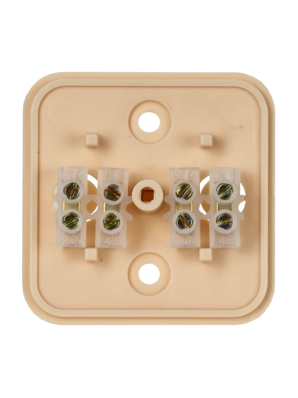 Коробка распаячная ОП 50х50х20 IP20 КМ41206-04 (4 клем. 3кв.мм) сосна IEK UKO10-050-050-020-K34