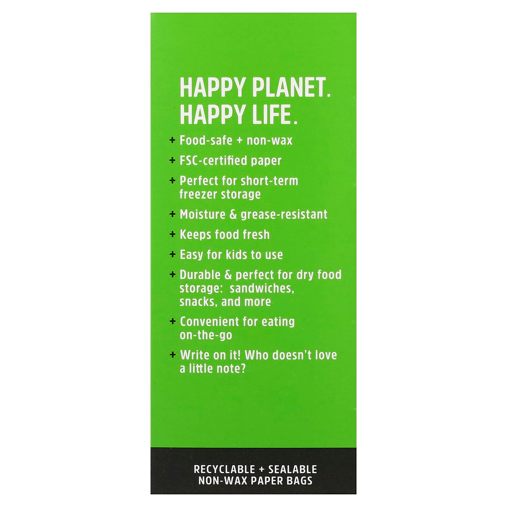 Lunchskins, бумажные пакеты для сэндвичей, акула, 50 шт.