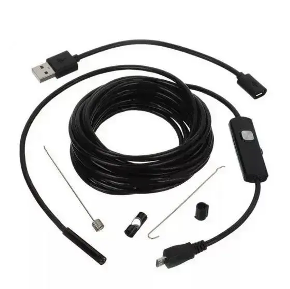 Профессиональный гибкий эндоскоп AN 98 HD camera USB Type A / micro USB 1м, Android/PC требуется OTG+UVC