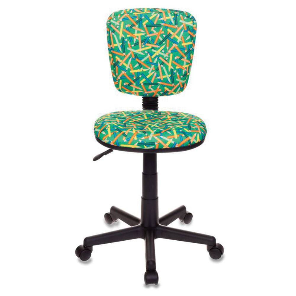 Кресло детское Бюрократ CH-204NX/PENCIL-GN зеленый карандаши, без подлокотников