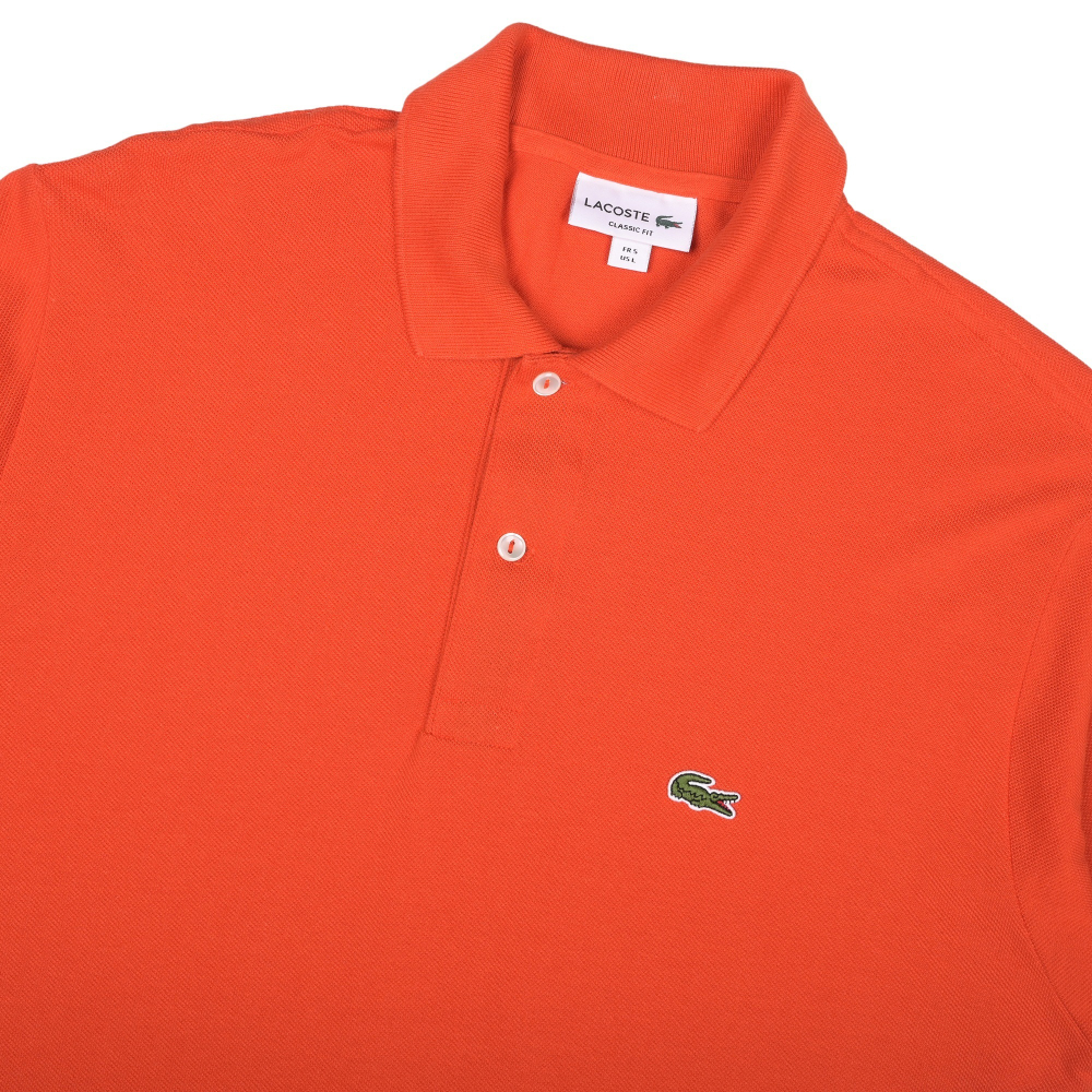 Оранжевое базовое поло Lacoste, L