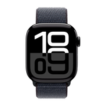 Умные часы Apple Watch Series 10 GPS, 42mm, Jet Black Aluminium Case with Sport Loop, Ink