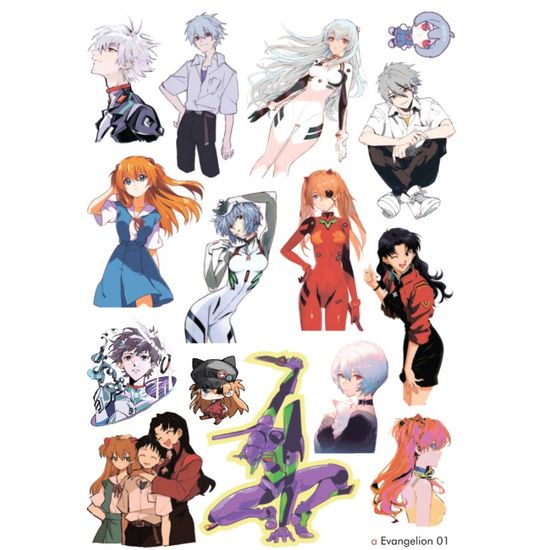 Наклейка А5 a Evangelion 01 (Евангелион 01)