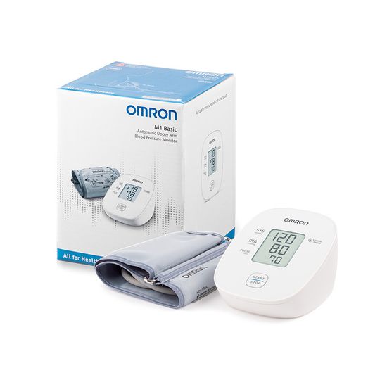 Тонометр Omron автоматический на плечо M1 Basic, веерообразная манжета 22-32 см, HEM-7121J-AF