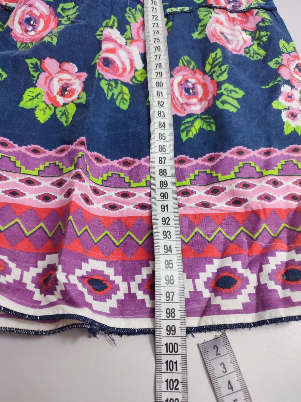 Юбка с цветами 44-46 размер