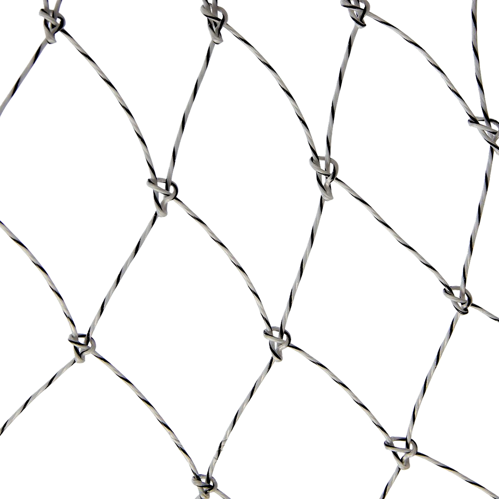 Запасная Сетка EcoPro / Helios под подсачек 80х60см Тенисная струна (Длинная) H-Net-8060 / HS-d=80L Плетенка