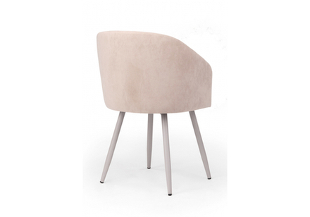 Стул на металлокаркасе Woodville Монер латте (glory 10), серый