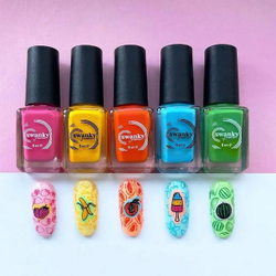 Swanky Stamping, Пластина 074 фрукты