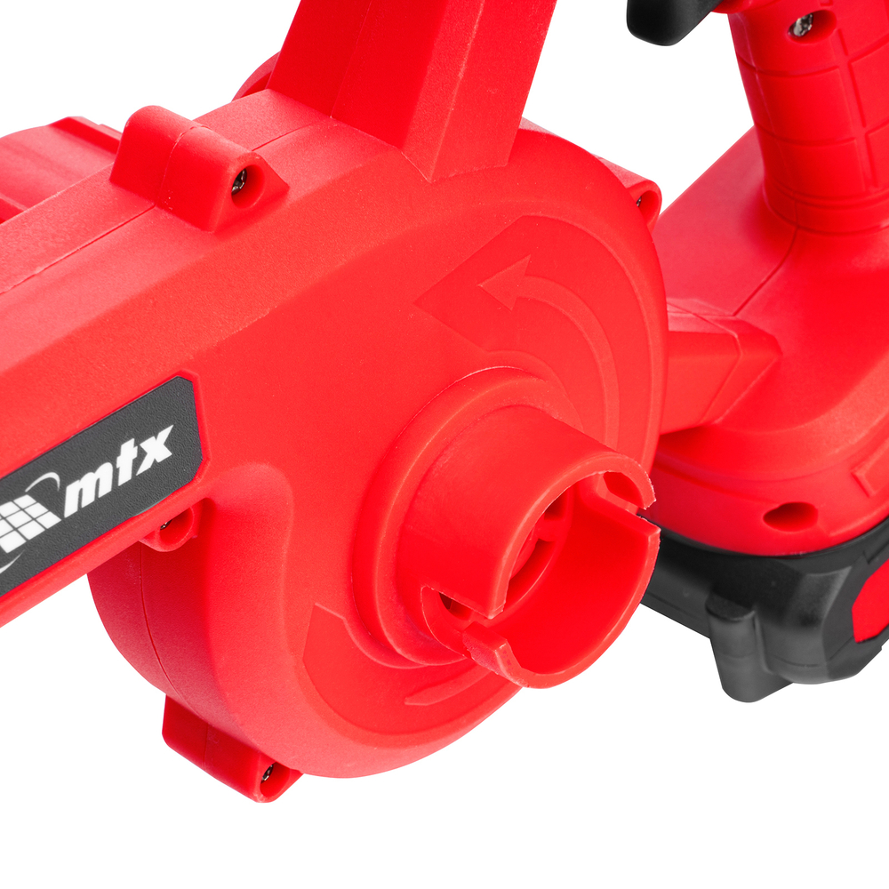 Воздуходувка-пылесос акк. портативная, LB-185, 35 м/с, 170 м3/ч, Li-Ion, 20 В MTX