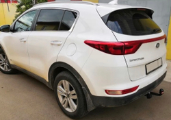 Фаркоп AvtoS для KIA SPORTAGE IV (2016-2018) с универсальной электрикой Smart(блок) и сертификатом в комплекте, арт.(KI 32+smart)