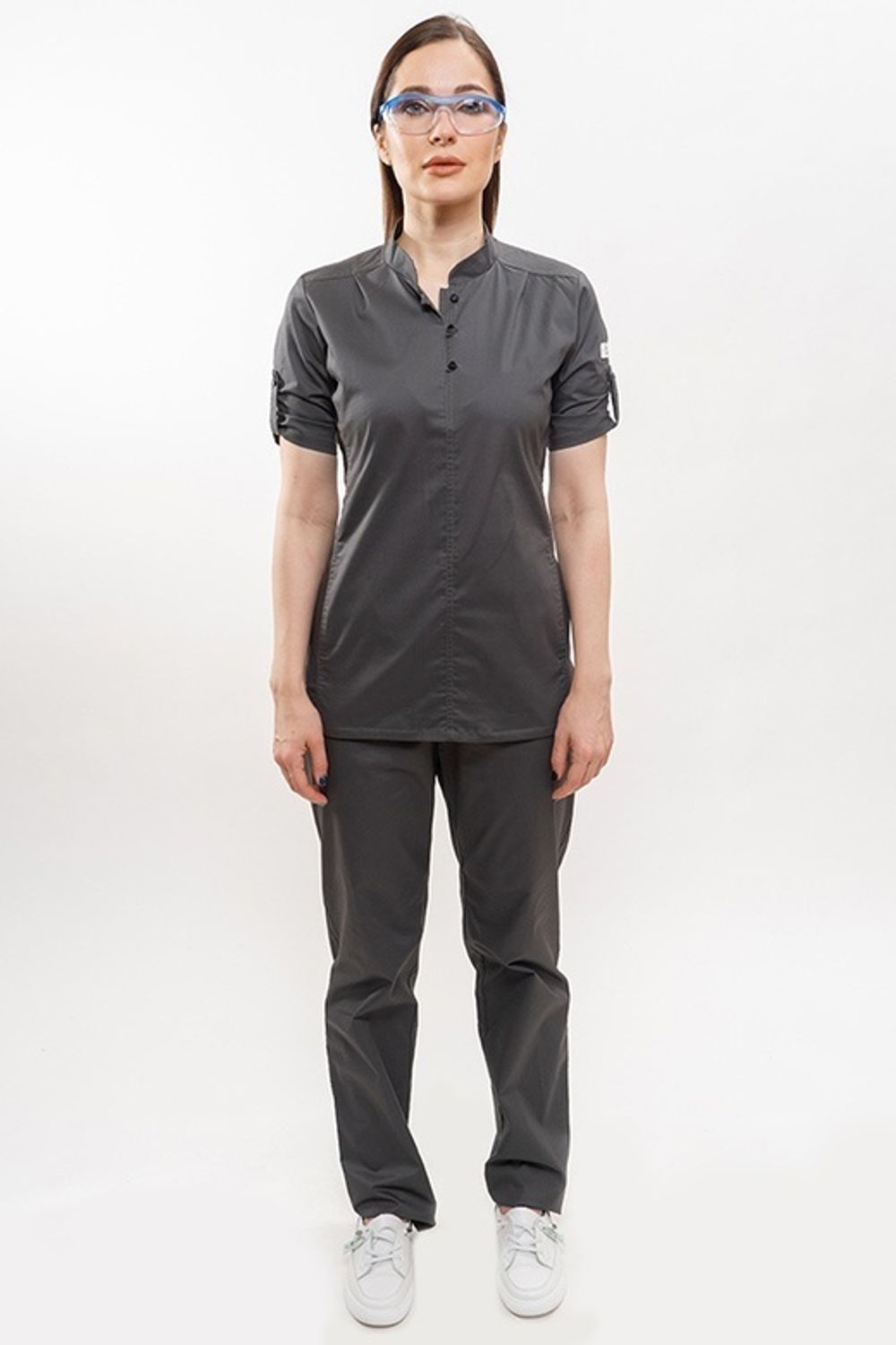 Медицинский топ Доктор Чехов, арт.5131 Pewter