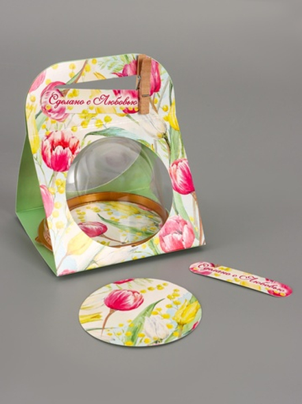 Коробка с куполом 11,5 х 12 х 15,5 см, Россия, ассорти