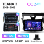 Teyes CC3 2K 10,2"для Nissan Teana 2013-2015