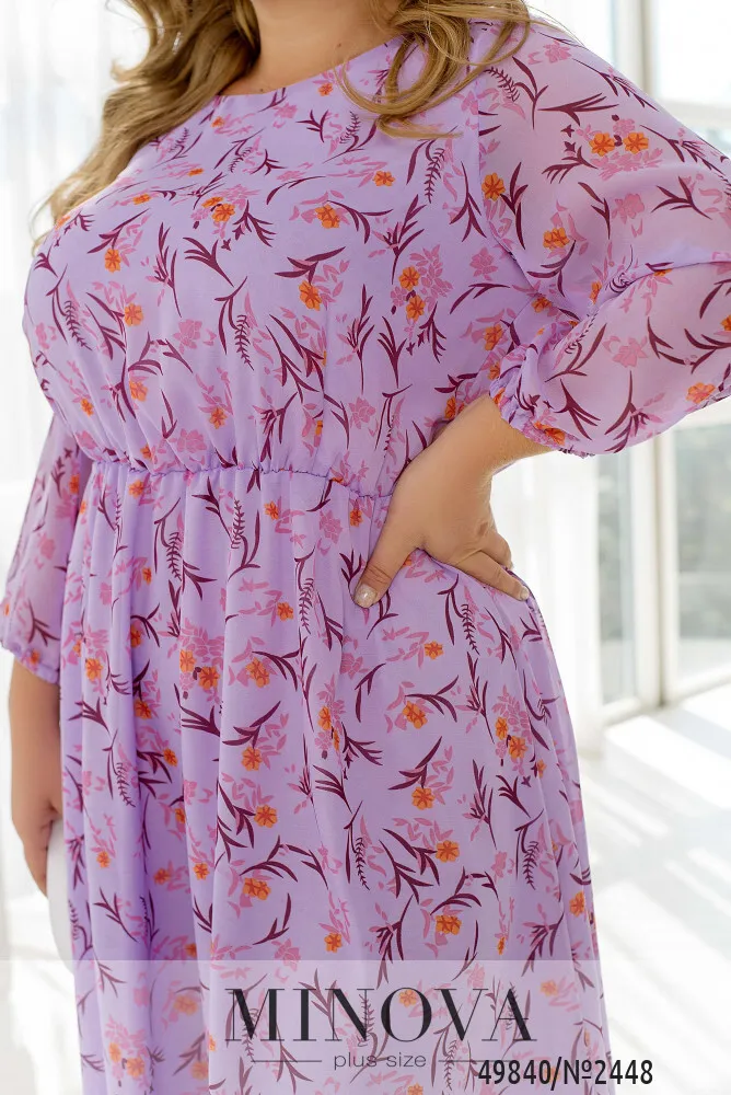 Платье 2448-сиреневый Minova