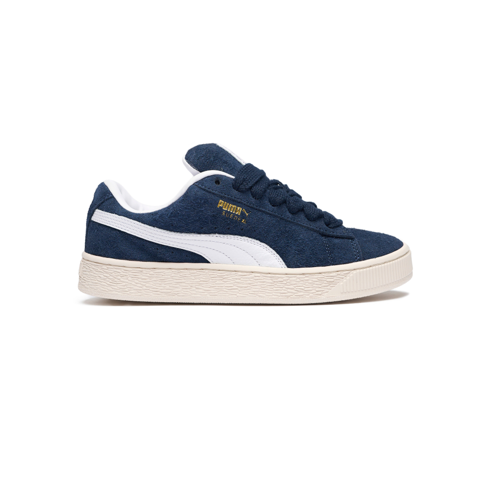 Кроссовки Puma Suede XL Hairy "Club Navy Frosted Ivory"