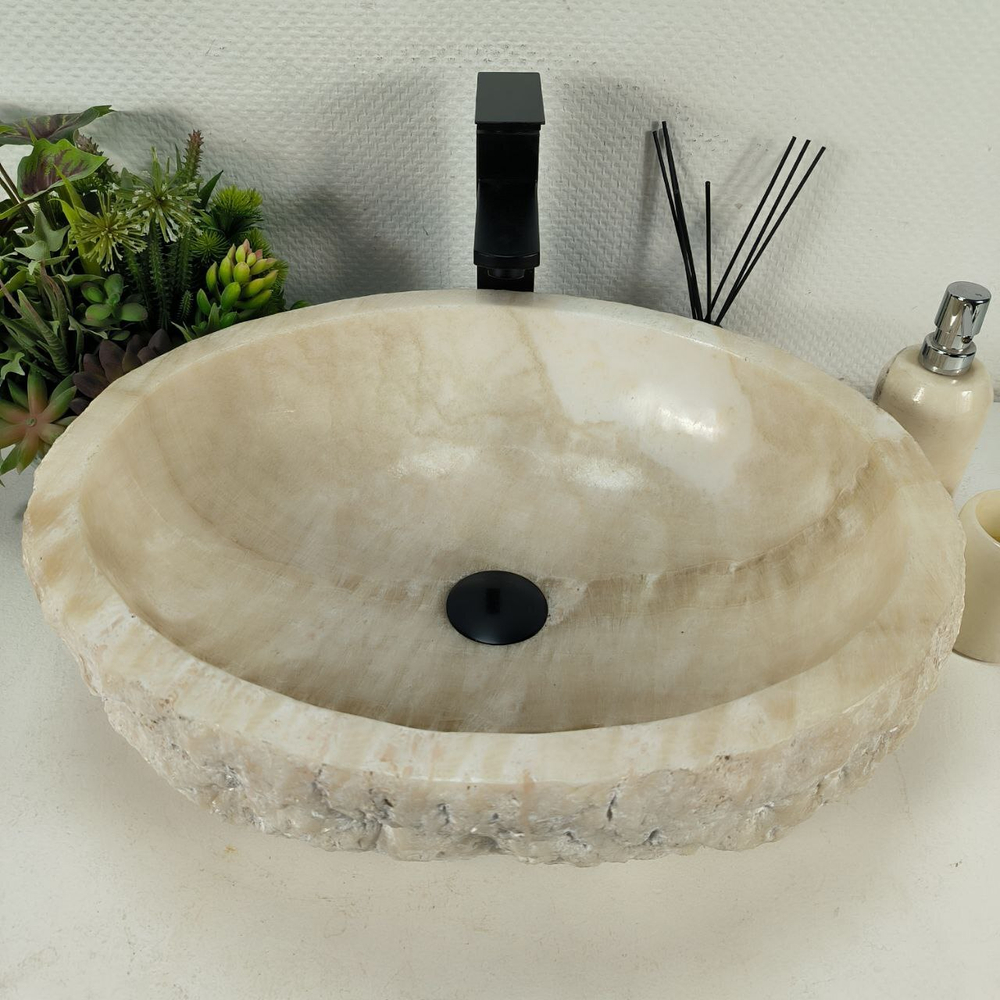Раковина из оникса Erozy White EO-64402 51*43*15 0168