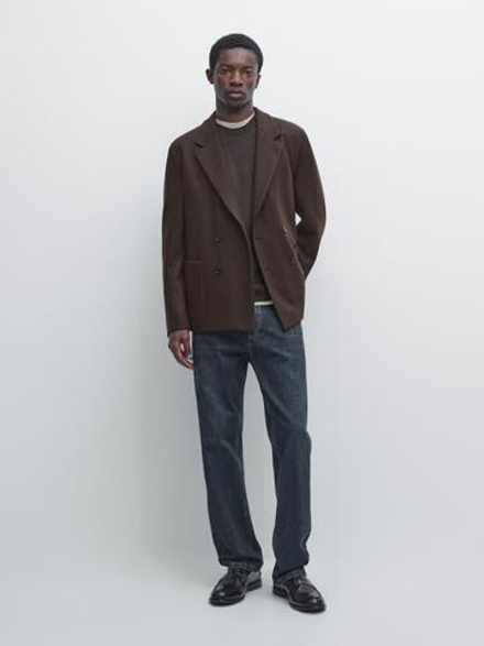 Massimo Dutti Джинсы свободного кроя, синий