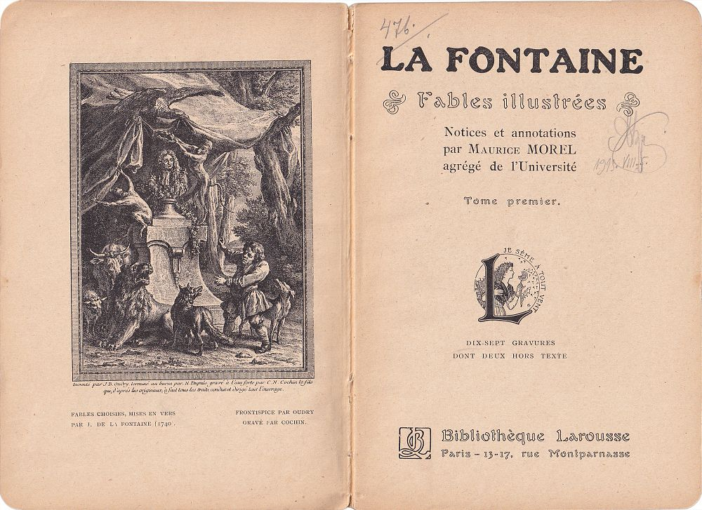 Ла Фонтен. Иллюстрированный басни: в 2 томах