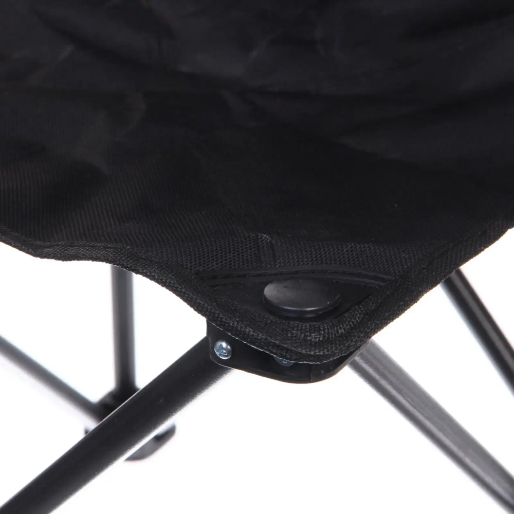 Стул складной в чехле до 100 кг SJ-0030, 39*39*64 см, цвет: чёрный, ТуристМастер