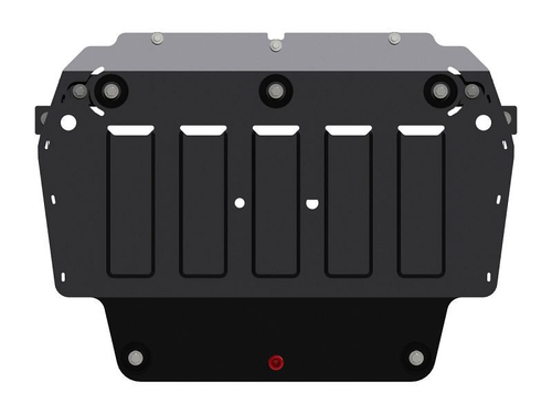 Защита картера двигателя, КПП (2 мм, сталь) для Volkswagen Caddy 2015-2020 (для а/м с ППП и без ППП) (V = 1.6 MPI MT) Sheriff.26.3102