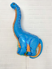 F Шар фигура Диплодок динозавр (синий), 43"/109 см (БГ-35)