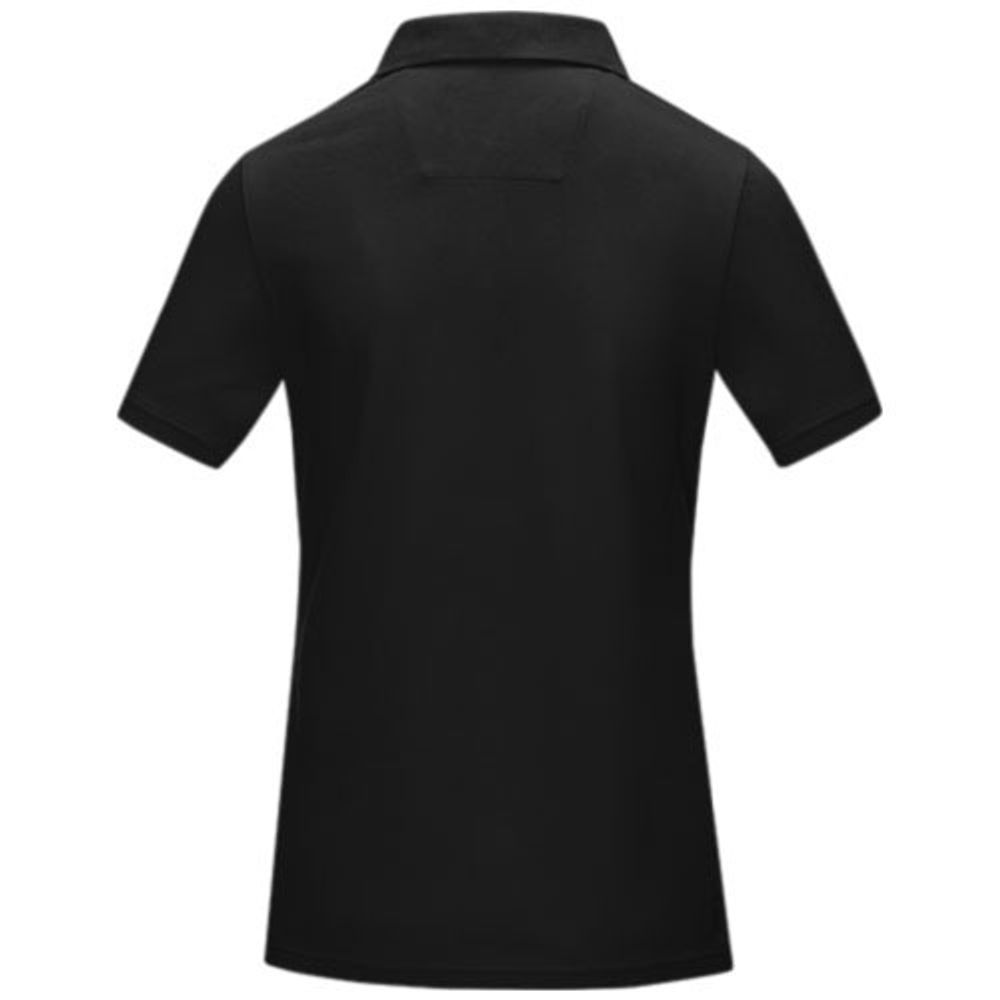 Женское поло Graphite с коротким рукавом, изготовленное из натуральных материалов