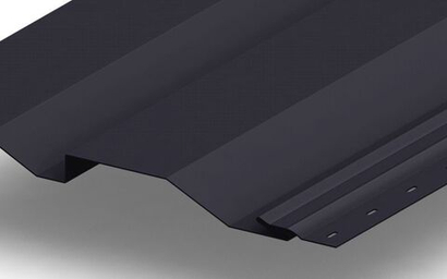 Сайдинг металлический Корабельная доска NORMAN  0,5мм RALL 7024-Графитовый серый