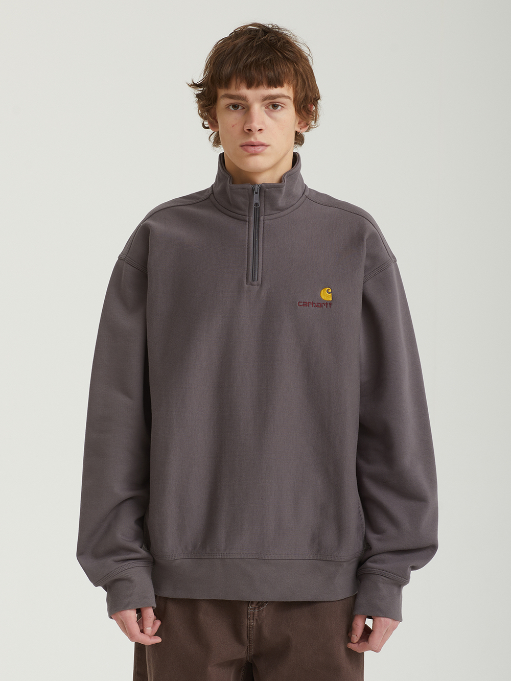 Мужская Толстовка Half Zip American Script