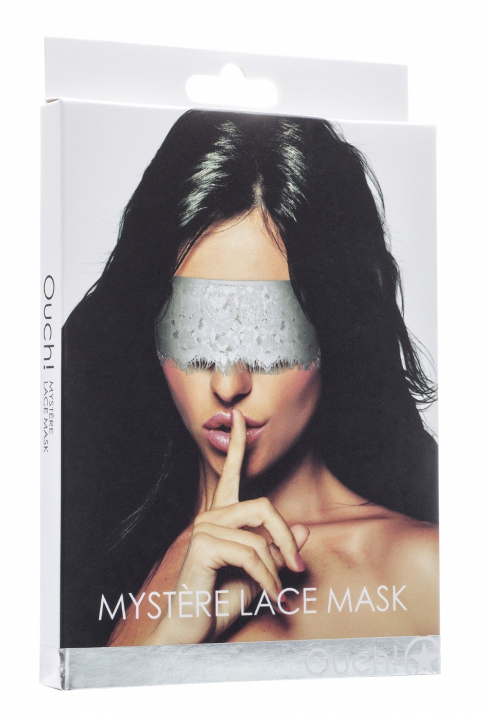 Белая ажурная маска на глаза Lace Mask