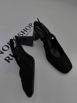 Туфли женские экокожа арт. 331-7 цвет "чёрный"