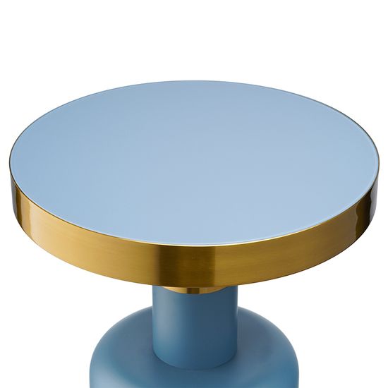 Столик журнальный froud, D35 см, синий
