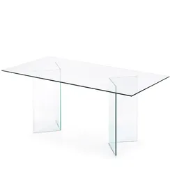 Стеклянный стол Burano 180х90 см