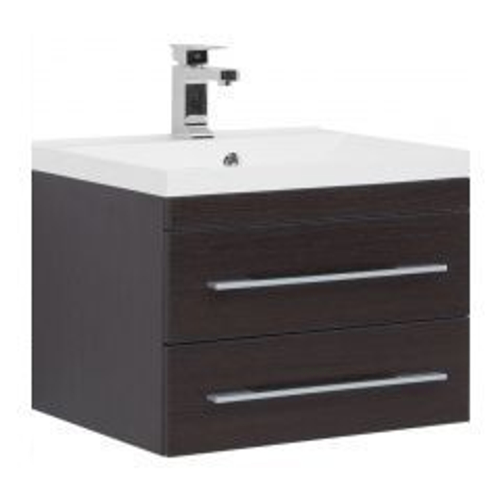 Тумба с раковиной Aquanet Нота NEW 58 венге