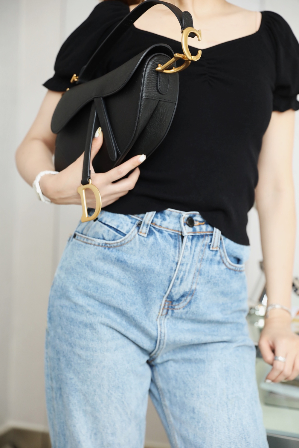 Christian Dior Saddle Bag 25 cm