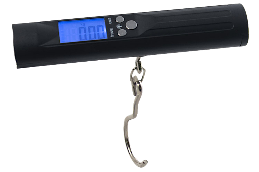 Весы Электр. (Безмен) EcoPro 40кг EPHN-40 10г  2ААА х 1.5в с фонарем