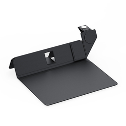 Универсальная портативная подставка 3в1 для ноутбука из кожи от Dux Ducis, серия AirQ Series, чехол для ноутбука, подставка и магнитное зарядное устройство в одном