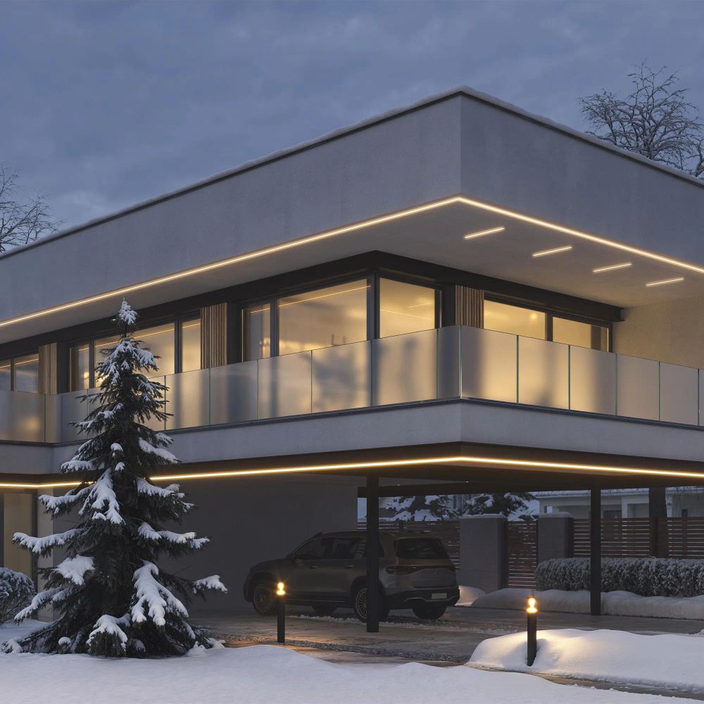 Светодиодная лента герметичная DOT-PFS-X160-10mm 24V White6000 (12 W/m, IP68, 5m) (Arlight, 5 лет) 051592