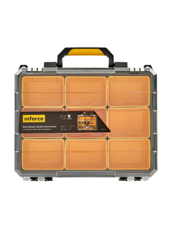 Профессиональный органайзер с металлическими замками 9 отделений Inforce 06-20-10