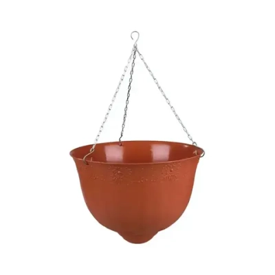 Кашпо Венеция 10л подвес. (диам.330мм) (коричневый)