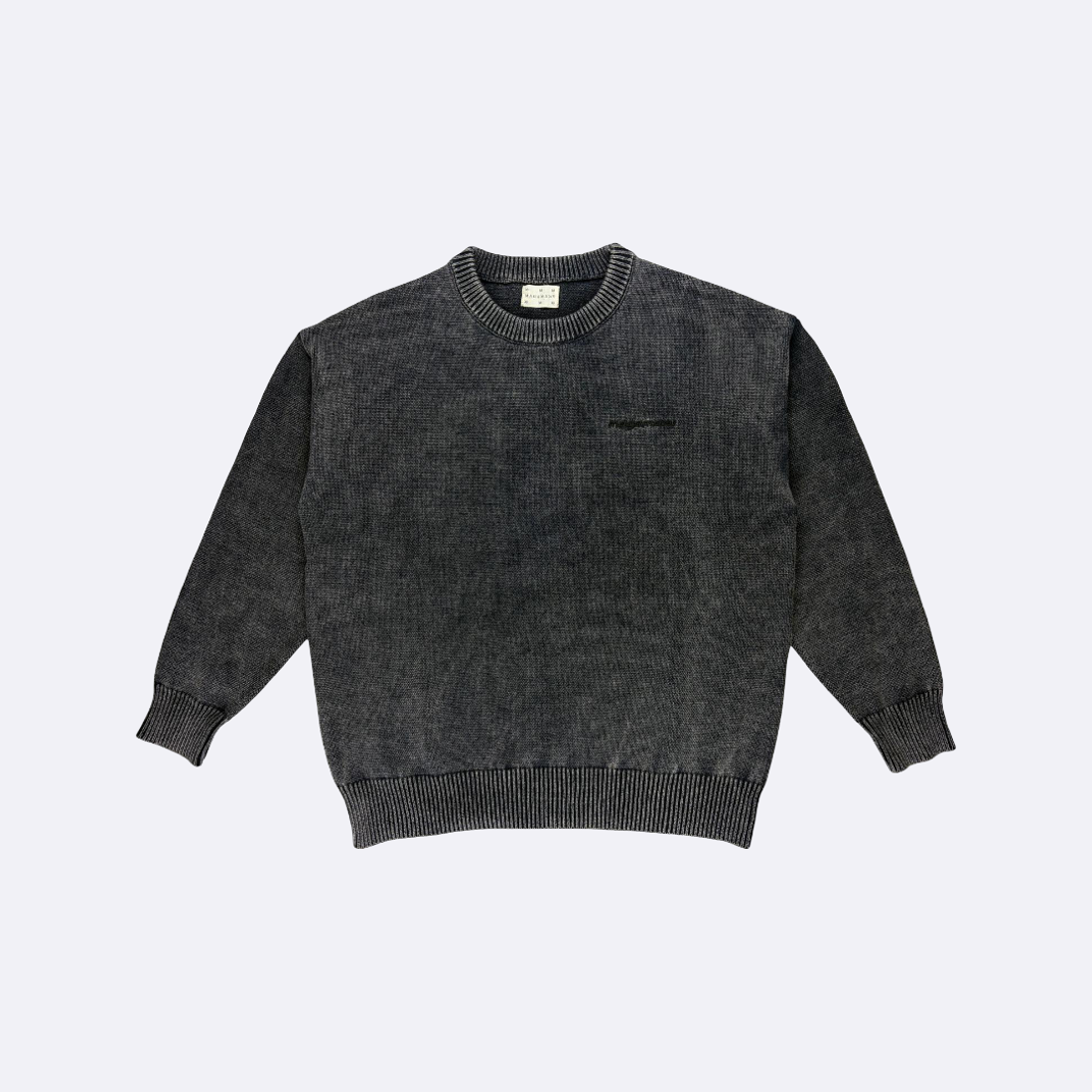 Свитшот Magamaev Default knit (black/dye)