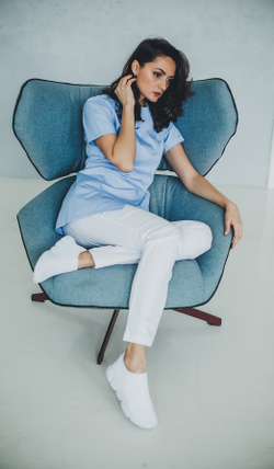 Блуза женская м272-к сансара голубой1112