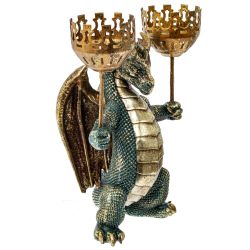 GAEM Подсвечник "Дракон", D 6 см, L14 W10 H22 см
