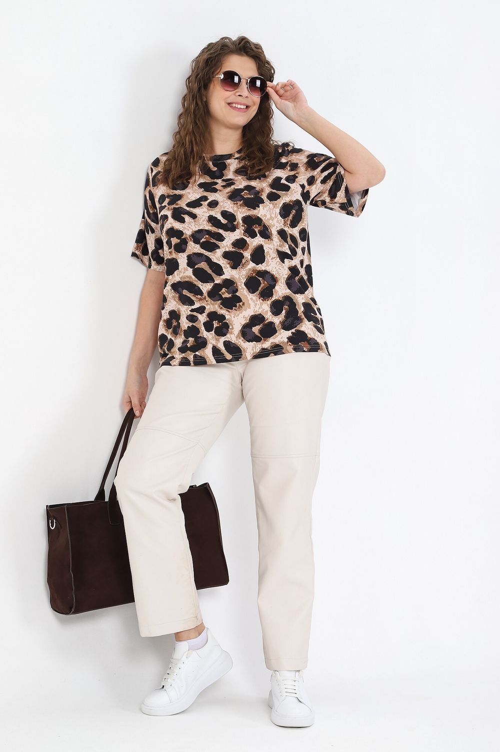 Футболка Кутюр Виотекс ЛЕОПАРД КРУПНЫЙ